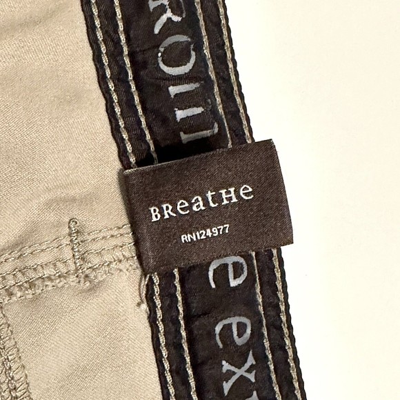 Prana Mens Pants Mens 38 x 30 Brown Breathe Side Leg Pocket Hiking Trail - Picture 4 of 16